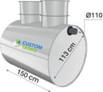 Custom Tanks Separator hidrocarburi 3l/s 1500 litri (CST1500SHID)