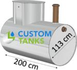 Custom Tanks Statie epurare OBR 2000L pentru 2-4 locuitori (CST2000OBR)