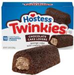 Hostess Twinkies csokoládé ízű, csokoládékrémmel töltött zsemle 38, 5 g egész csomag 10 db (JR430)