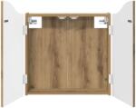 vidaXL Кабинет за дартборд Дъб артизан 56 x 12 x 63 см (8006659)