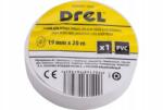 Drel Szigetelőszalag 19 mm 20 m fehér CON-BTI-3002 (CON-BTI-3002)