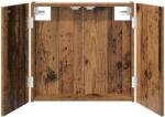 vidaXL Кабинет за дартборд Старо дърво 56 x 12 x 53, 5 см (8006666)