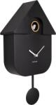 Karlsson Ceas de perete cu cuc Modern Cuckoo negru (KA5768BK)