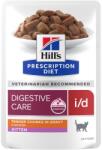 Hill's Hill’s Prescription Diet i/d emésztést támogató csirkés alutasakos eledel kölyökmacskáknak 12 × 85 g