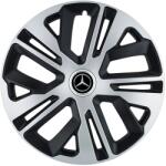AutoHelix MSA Set 4 Capace Roti 15 Inchi (R15) Raven Gri-Negru, Compatibile Cu Mercedes (1704)