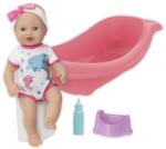 WIKY_AKCIA Set păpușă care face pipi cu cadă 41cm (WKW052817) Papusa