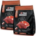 Pan Mięsko PAN MIĘSKO Sac de hrană pentru pisici, vită cu căprioară M 2x400 g