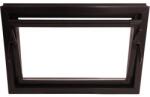 ACO SELF hőszigetelt üvegezésű bukó melléképület ablak 120 x 60 cm barna (F1077)