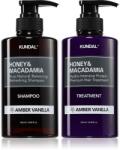 KUNDAL Honey & Macadamia Amber Vanilla szett száraz és sérült hajra