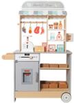 Ginger Home Детски дървен магазин 2 в 1 Ginger Home - С кухня, щанд и черна дъска (W10A222B) - ozone