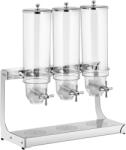 Royal Catering Müzli adagoló - 3 x 3, 5 l - 3 Tartály (RCCS-3.5LSS3)