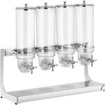 Royal Catering Müzli adagoló - 4 x 3, 5 l - 4 Tartály (RCCS-3.5LSS4)
