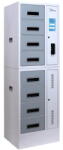Power Technologies Statie de incarcare Power Technologies CSC-Locker-8, pentru 8 device-uri, dimensiune maxima suportata 14 inch, acces prin carduri RFID, cartela magnetica sau ecran tactil (LKR-CSC-B8R-E)