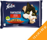 FELIX Fantastic Nedves Macskaeledel Aszpikban (Nyúl és Bárány) - 12x(4x85 g)