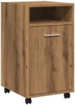 vidaXL szekrény kerekekkel Artisan tölgy Gépi úton előállított fa 856563 (856563VidaXL)