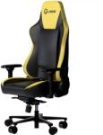 LORGAR Gamer szék, multiblokk mechanizmus, 4D karfák, 5 csillagos alumínium láb, gázlift, PU görgők, szövet műbőr, fekete-sárga