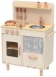 Tooky Toy Bucătărie din lemn pentru copii Tooky Toy - Model vintage, TJ548 (112532) Bucatarie copii