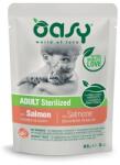 Oasy Chunks in gravy Sterilized Salmon - wet cat food - 85g