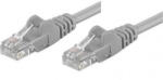 Manhattan Пач корда cat. 5e, неекранирана U-UTP, PVC, CU, сив, 100% мед, 15 метра (ICOC U5EB-150)