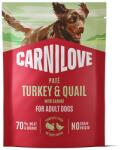 CARNILOVE Dog Pouch Turkey and Quail 300g nedves táplálék felnőtt kutyák számára pulykával és fürjjel