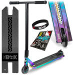 SOKE Trükkroller, SOKE BOX, színes, 92 cm, 11 cm 88A alumínium magos kerekek, ABEC-9 csapágy, T kormány, SCS kompresszió, Flex Fender fék, négy csavaros 4NEROClamp bilincs, maximum 100 kg (TE1562)