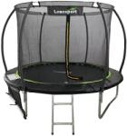 LEAN Toys Max 10 lábas trambulin, fekete-zöld (5903802457308)