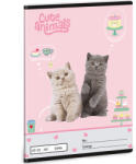 Ars Una Ars Una: Cute Animals - Tea Party sima füzet A/5 20-32 (53615329)