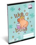 ICO Lollipop Capybara: Тетрадка на тесни редове - А5, 2. клас (7500168000)