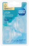 Canpol babies Canpol babies, EasyStart, tetina din silicon, curgere lenta, gat larg, 2 buc