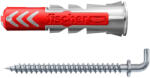 Fischer 535001 DuoPower WH Univerzális dübel derékszög kampóval, 8x40 (535001)