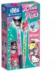 Clementoni Hello Kitty: Set de realizat stilouri Hello Kitty și Kuromi - set 2 buc (18431)