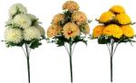 CHOMIK Ramă Artificială - Bucle De Crizanteme 51 Cm Mix De Culori (ch-hid2881)