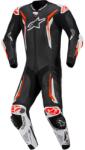 Alpinestars Costum de motocicletă din piele Alpinestars GP TECH V5 negru-alb-roșu fluo (AIM104-131)