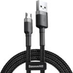 Baseus Cablu Micro USB Baseus Cafule, 2.4A, 1m (gri + negru)