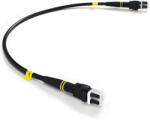 FieldCast 2C SM Jumper Duplex Patch Cable 0.40m Negru (cablul patch LC inclus in Adapterul Doi)