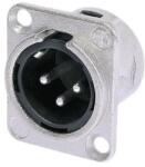 Neutrik Conector XLR tata 3 Pini Montare Panou Neutrik NC3MD-L-1