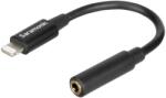 Saramonic Adaptor Saramonic jack 3.5mm TRRS mama la Lightning, cu iesire casti