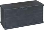 I. P. A. E-Progarden OMEGA tárolódoboz, 210L, 117x38x56cm, antracit I. P. A. E-Progarden