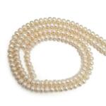  Margele Perle de Cultura Albe Rondele 4-5x6 mm Lungime Sirag 36 cm