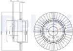 DELPHI Disc frana DELPHI BG3999 (BG3999) - fixbox