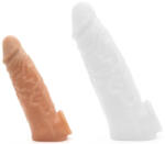 ExtendMyDick Realydick Maszturbátor Texturált Húzható fejjel 14x3, 4 cm fekete