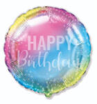 GoDan Szivárvány Happy Birthday Pastel fólia lufi 46 cm (WP) MLG306941 (MLG306941)