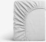 Goldea cearceaf de pat cu elastic din bambus - gri deschis 90 x 200 cm