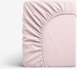 Goldea cearceaf de pat cu elastic din bambus - roz deschis 90 x 200 cm