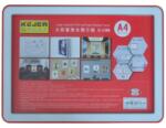 KEJEA Display nume din plastic, 297 x 210mm, KEJEA - rosu (KJ-K-1306-RE)