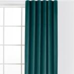 decoDoma Draperie catifelată FILUMI petrol 140 x 250 cm 1 buc