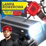RETOO Led Kerékpár Lámpa Első Hátsó Usb Erős Világítás 400LM 2000mAh (S102-1)