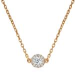SAVICKI Colier This is Love: aur, diamante