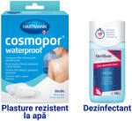 Cosmopor E Hartmann Cosmopor Waterproof 10cm/8cmx 5 buc + Sterillium Gel Dezinfectant Mainix100 ml (20%Oferta)