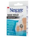 Nexcare Plasturi rezistenti la apa MAX HOLD, 12 bucati, Nexcare